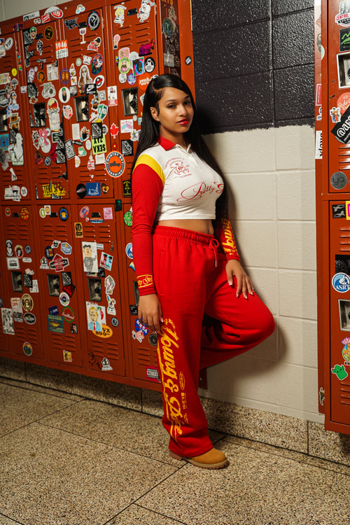 "Pretty Girl Club Set" Red & White